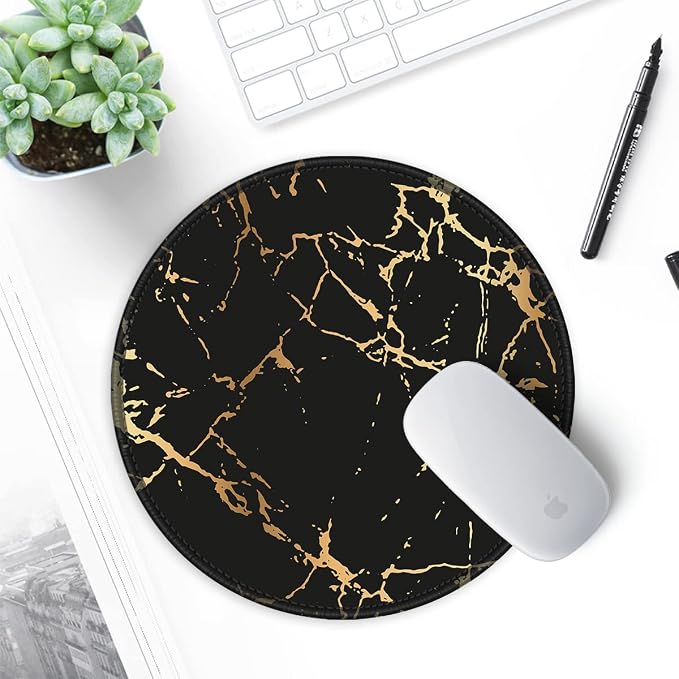 ITNRSIIET Round Mouse Pad with Stitched Edge Premium-Textured Waterproof - Image 7