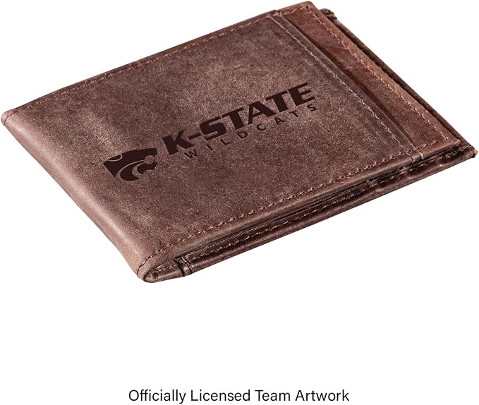 Team Sports America NCAA Kansas State University Front Pocket Slim Wallet - Image 2