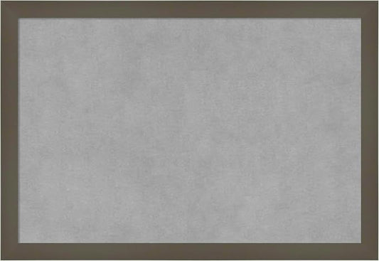 Amanti Art Grey Framed Magnetic Board 13x19 Small Vision Board by AmantiArt