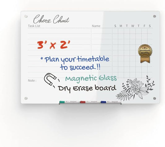 Audio-Visual Direct Magnetic Weekly Planner Dry-Erase Board by Audio-VisualDirect