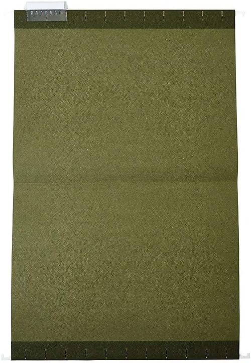 Staples Recycled Reinforced Hanging File Folders, Letter Size, Standard Green - Image 5