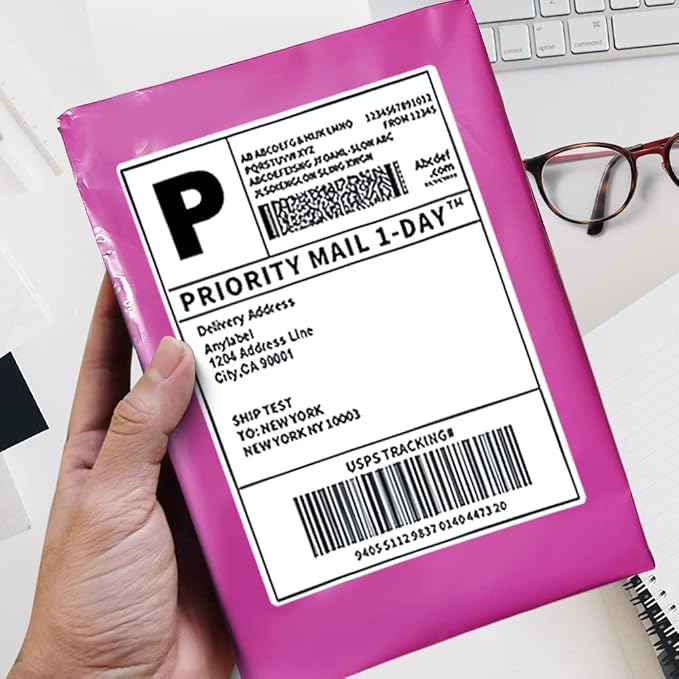 POLYSELLS 200 pcs 6x9 Inches Pink Poly Mailers Shipping Envelopes, Strong - Image 7
