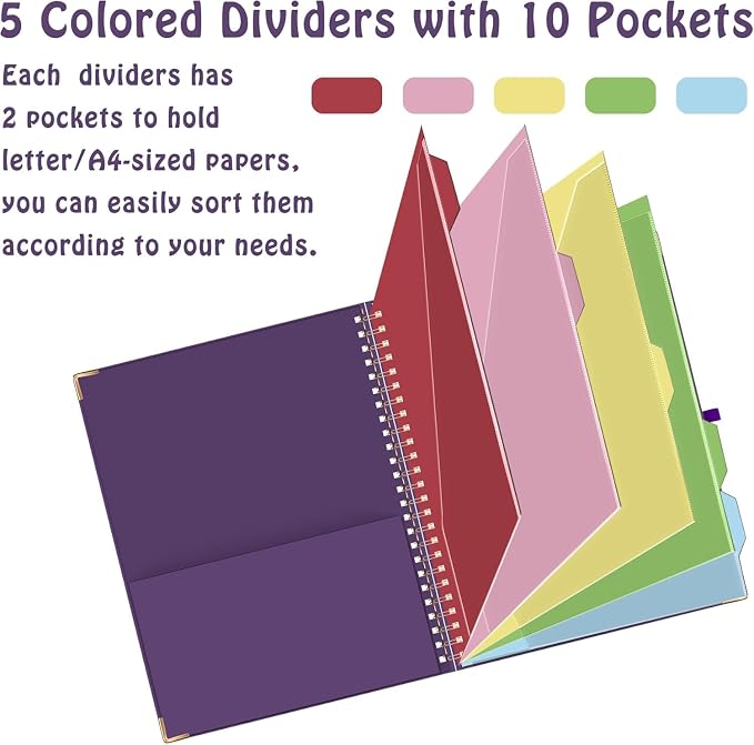 HAUTOCO Clipboard Folio with Refillable Lined Notepad - Image 7
