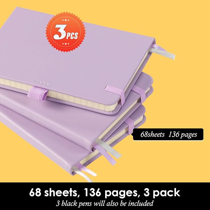 NIRMIRO Purple Small Notebook Journal - Image 4