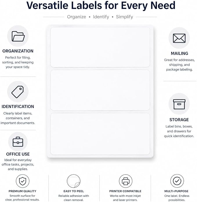 Royal Green Rectangular Stickers Color-Coding Labels - Image 3