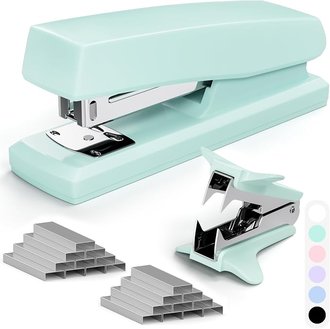 Green Office Stapler, 25 Sheet Capacity by Unknown