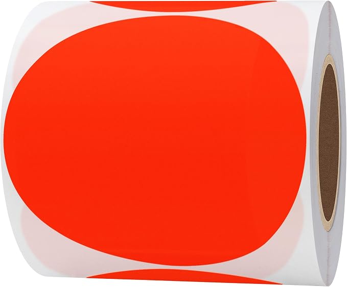 Hybsk Round Color Coding Circle Dots Labels Warehouse Inventory Organizer by HYBSK