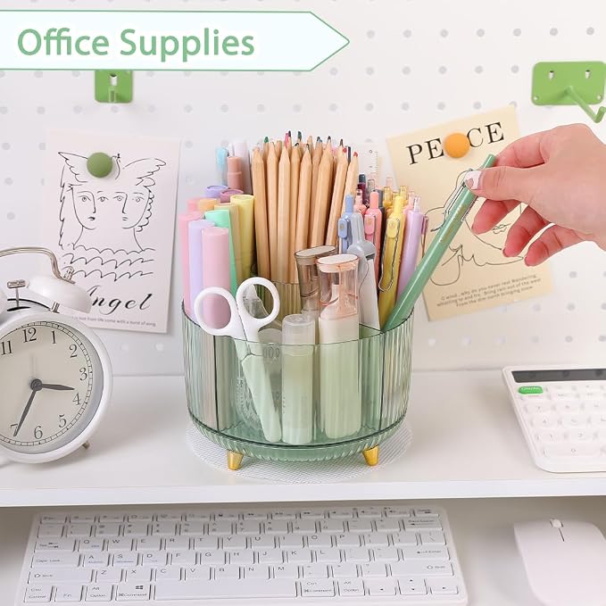 SKYDUE Rotating Pencil Pen Holder, Pen Organizer - Image 3