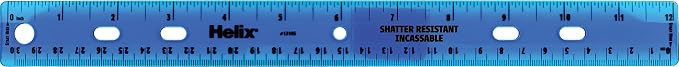 Helix Standard Ruler, 12 Inch / 30cm - Image 2