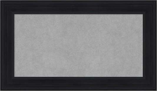 Amanti Art Black Framed Magnetic Board 17x29 Small Vision Board by AmantiArt