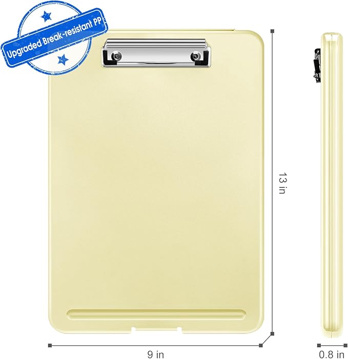 SITHON Nursing Clipboard with Storage, Heavy Duty Portable Writing Clipboard - Image 2