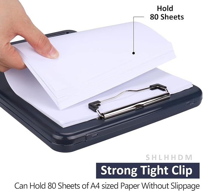 Clipboard with Storage, Storage Clipboard with Clip, Clipboards Foldable - Image 2