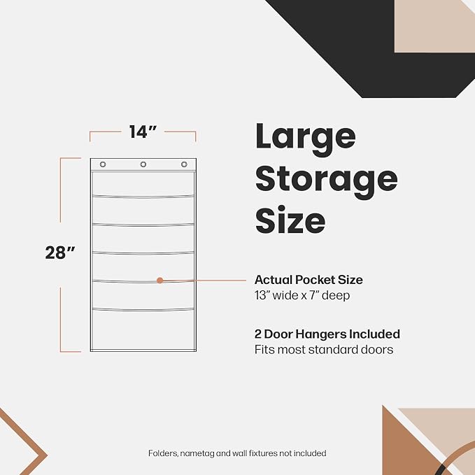 Hippo Creation Heavy Duty Storage Pocket Chart - Image 6