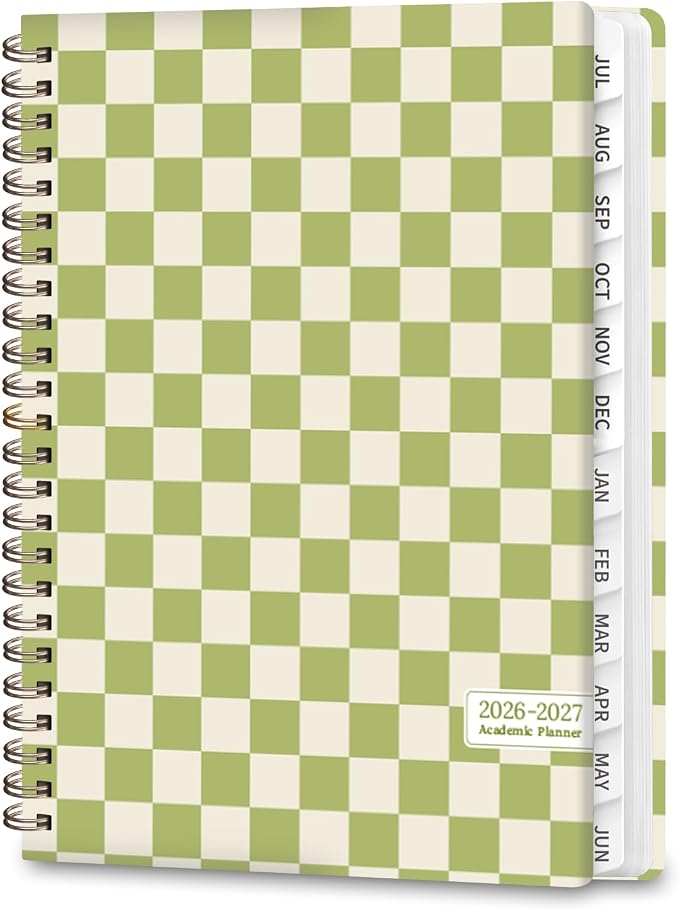 Planner 2026-2027, Weekly and Monthly Academic Year Calendar Planner, July 2026 by VALOME