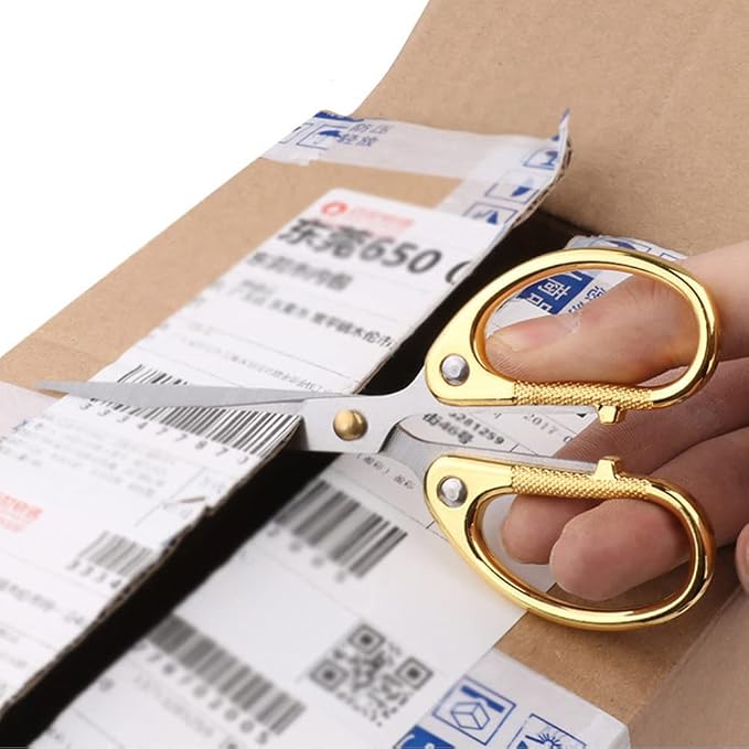 6.3-inch All Stainless Steel Office Scissors, Ultra Sharp Blade Shears - Image 6