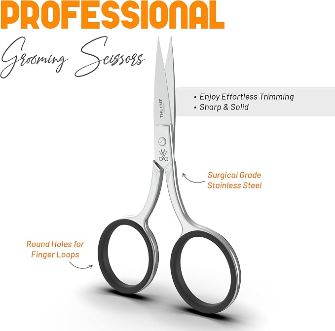 The Cut Factory® Precision Facial Hair Scissor – Premium Stainless Steel - Image 9