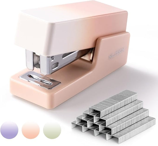 NUSIGN Mini Stapler with 830 Staples, Small Cute Desk Staplers, 25 Sheet by NUSIGN