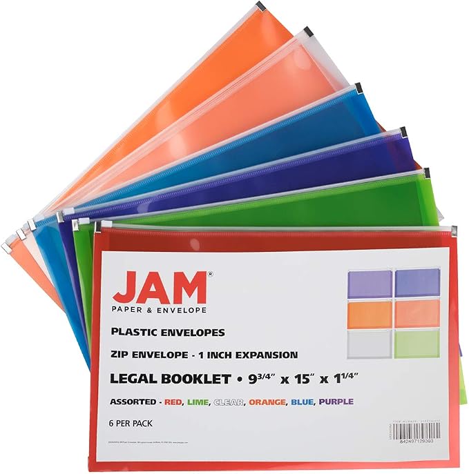JAM PAPER Plastic Envelopes - Image 2
