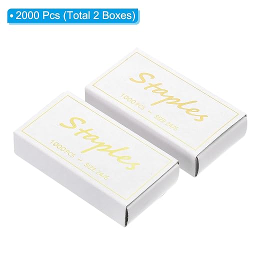 PATIKIL 24/6 Staples, Rose Gold - Image 3