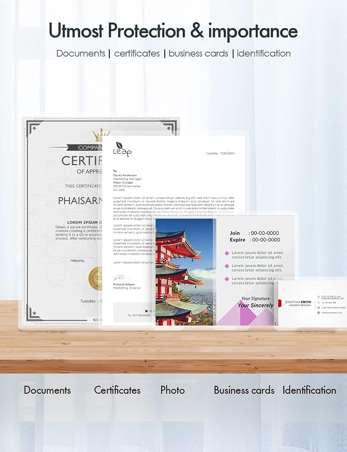 Thermal Laminating Pouches, 3mil Laminating Sheets, 8.9x11.4 Inches, Letter Size - Image 8