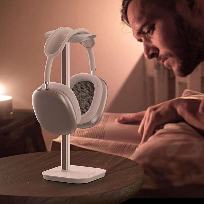 Headphone Stand, Desktop Headset Holder Heavy Base Desk Earphone Stand Aluminum - Image 7