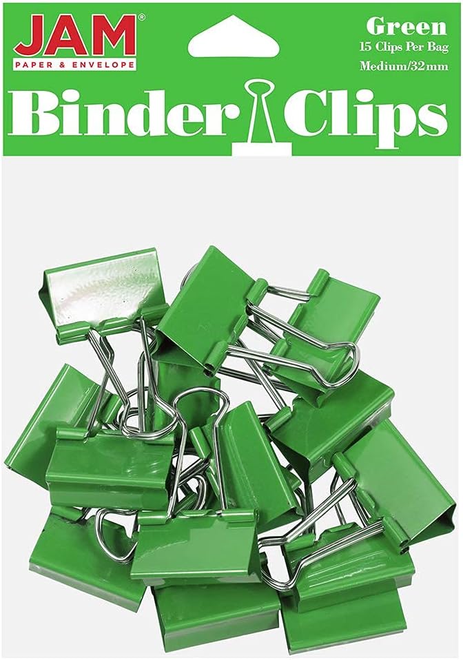 JAM PAPER Colorful Binder Clips by JAMPaper