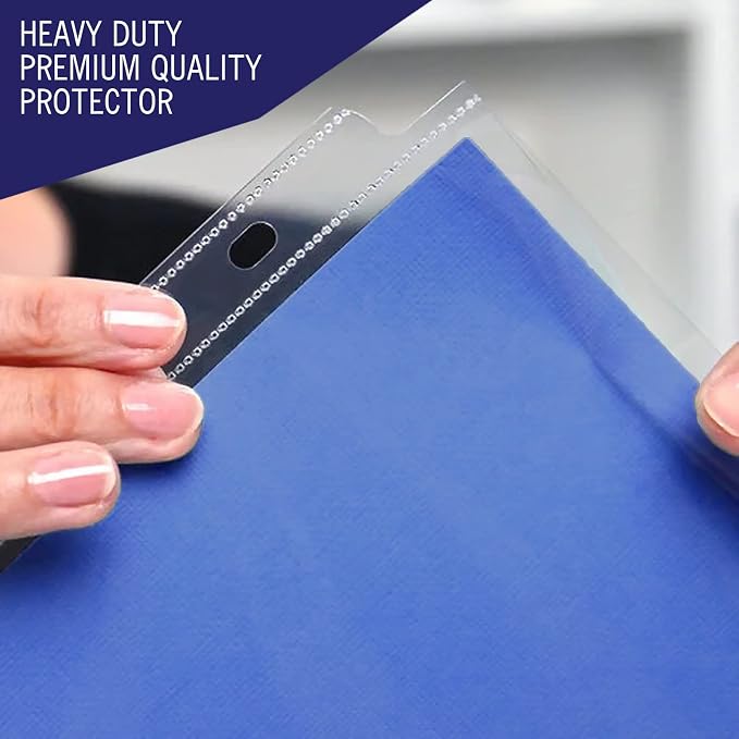 Heavy Duty Sheet Protectors for 3 Ring Binder, Top Loading Plastic Sleeves 8.5 - Image 5