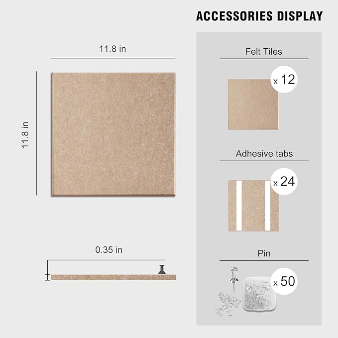 TSJOFFICE Large Cork Board for Wall - Image 6