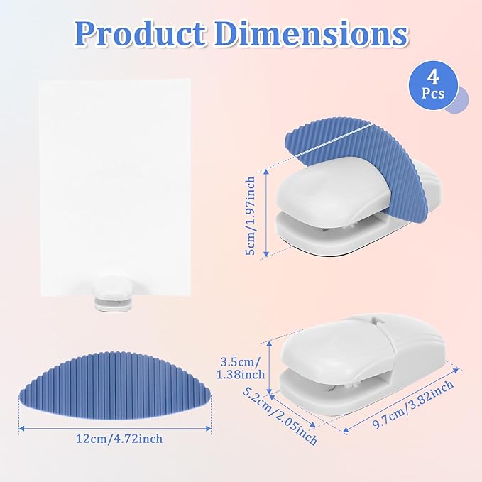4PCS Paper Holder Stand for Typing, Portable Document Holder treochtfun - Image 3