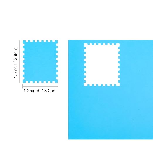 Stamp Punch, 1.5X1.25 inch Large Rectangular Postage Stamp Punch, Lever Paper - Image 4