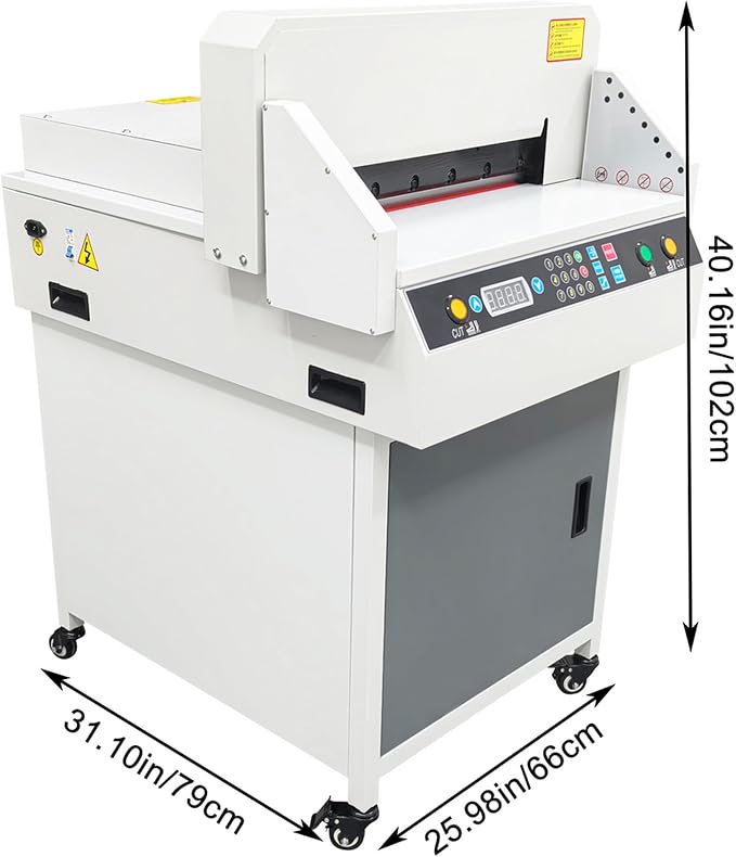17.72'' Electric Paper Cutter High Precision Stack Paper Cutting Machine - Image 3