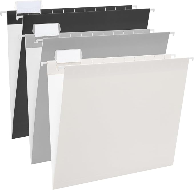 Y YOMA 6 Pack Gradient Hanging File Folders Letter Size Decorative Hanging by YYOMA