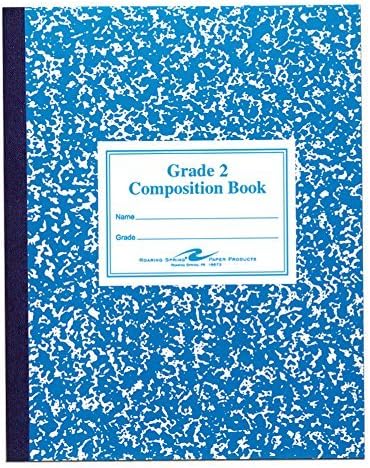 Roaring Spring Composition Notebooks, Grade 2 Ruled, 50 Sheets 15# White Paper by RoaringSpringPaperProducts