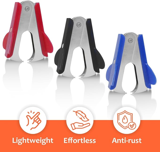 Ultimate Stationery Staple Remover Tool 2 PK Staple Puller Pinch Jaw - Image 3