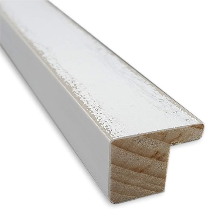 Amanti Art Natural Cork Board for Wall, 19x19 Vision Board with White Frame, Small Corkboard Office Decor for Home Organization, Country Rustic Corkboard Pinboard to Display Items for Home-DeskLoop Office