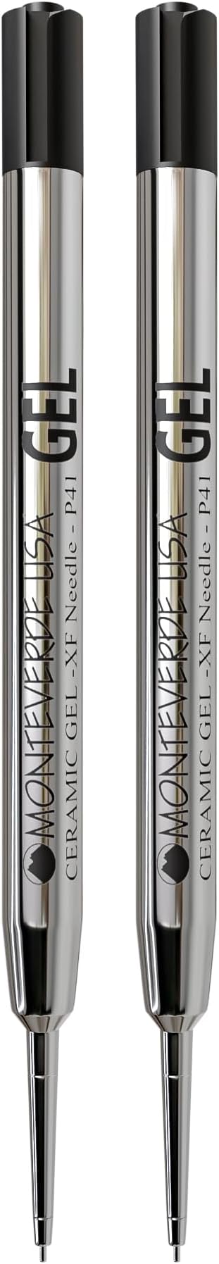 Monteverde Capless Gel Refills to Fit Parker-Style Ballpoint Pens, 0.5mm Extra by Monteverde