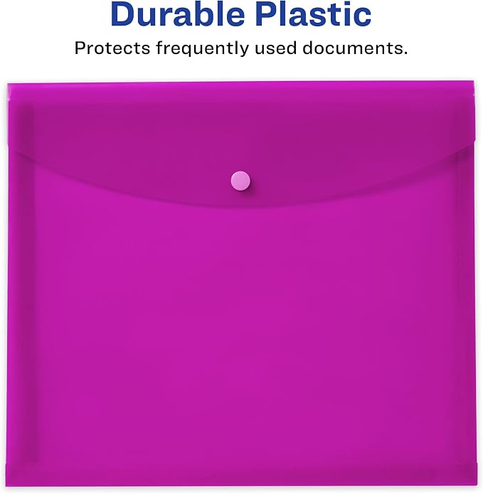 Avery Document Holder Envelope, Holds 450 Letter/A4-Size Sheets - Image 7