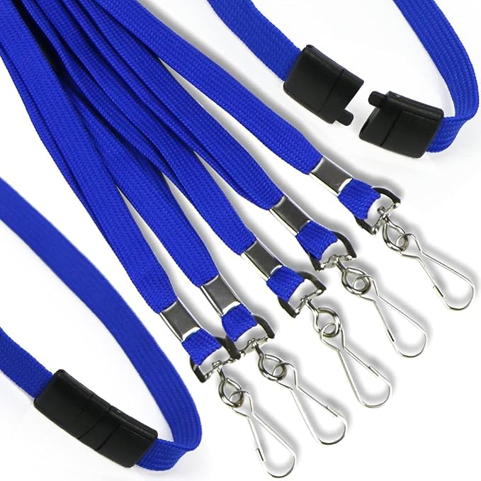 Safety Breakaway Lanyard with J-Hook Flat Lanyards - Image 7