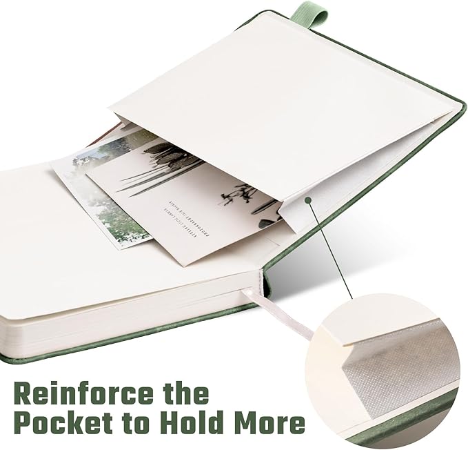 Sunflower Journal for Girls Women Journals for Writing 100GSM College Ruled A5 Leather Notebook for Girls Ages 8-12 Flower Diary with Heart-shaped Shadow, 5.7" x 8.3", Green-DeskLoop Office