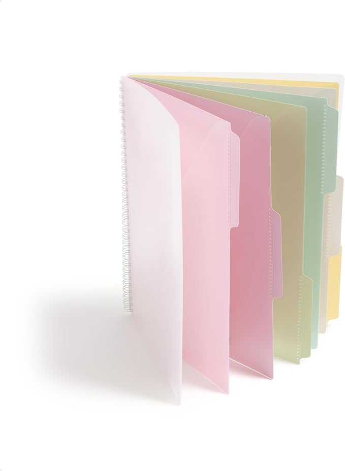 Smead Poly Project Organizer, 6 Tabs, 12 Pockets, Letter Size by SMEAD
