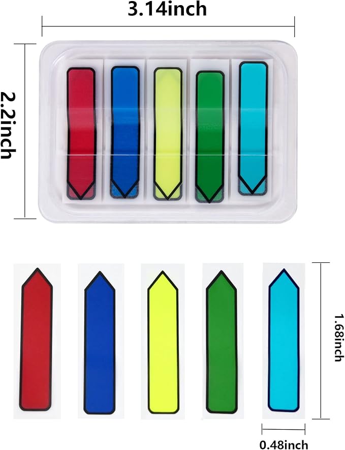 Ericter Sticky Tabs 3X300 Pieces, Annotation Tabs Sign Here Tabs, Index Tabs - Image 6