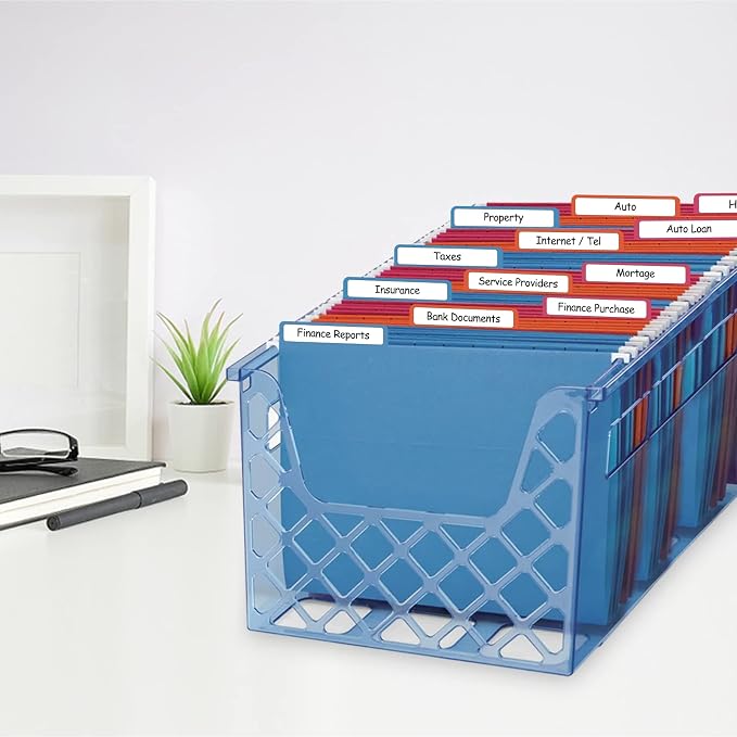 File Folder Labels 32 Sheets File Labels White Stickers a Total of 256 File - Image 6
