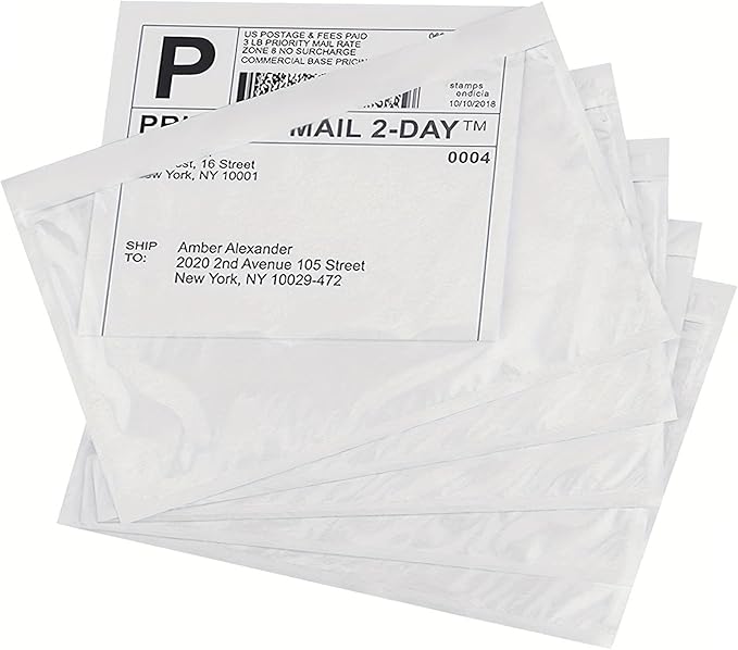 100 Pack-6x9 Shipping Envelopes, Packing List Mailing Envelopes Clear Adhesive - Image 3