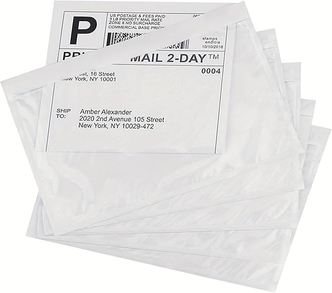 200 Pack 6x9 Shipping Envelopes, Packing List Mailing Envelopes Clear Adhesive - Image 4