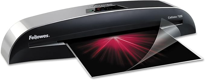 Fellowes Callisto 125 Laminator, 12.5-Inch (57291), Silver/Black-DeskLoop Office