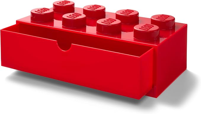 Room Copenhagen Lego Storage Brick 8 Desk Drawer, 8-Stud Stackable Tabletop - Image 4