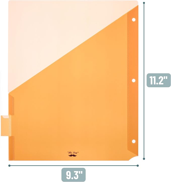 Mr. Pen- Binder Dividers with Pockets and Tabs, 8 Pack | Dividers - Image 5