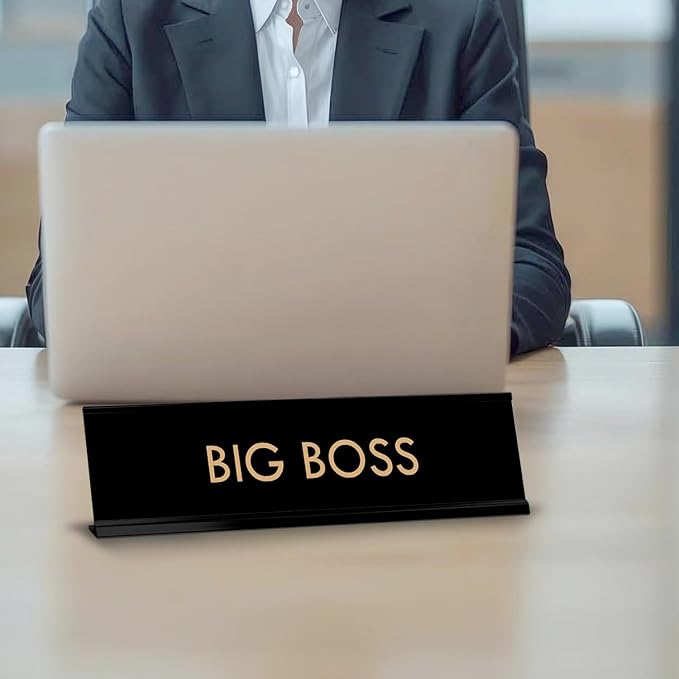 Big Boss Novelty Desk Sign | - Image 3