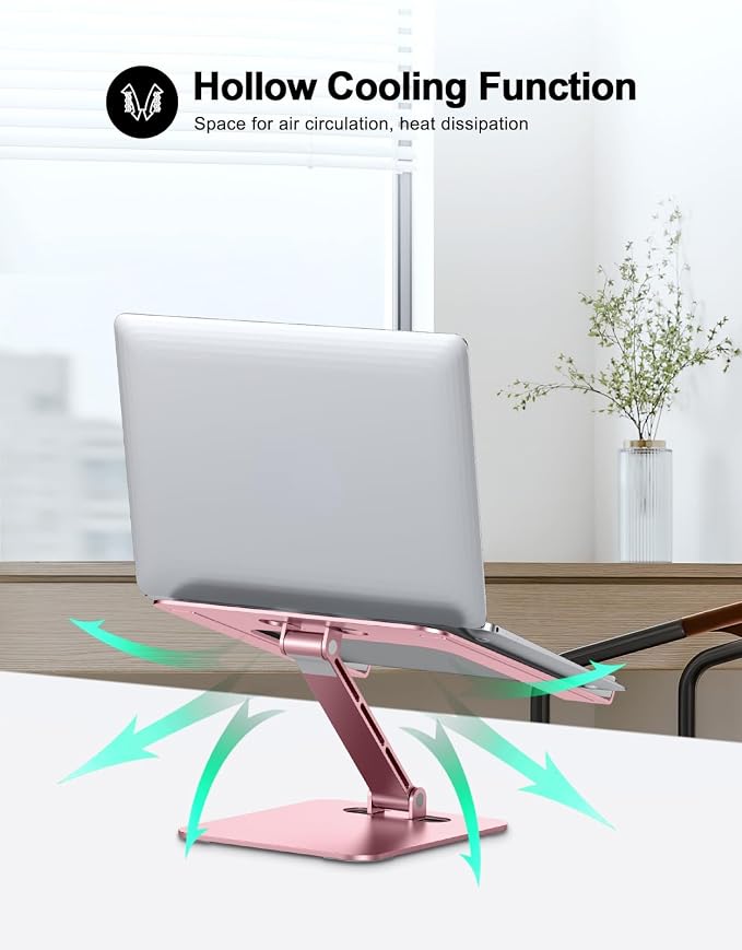 RIWUCT Foldable Aluminum Alloy Laptop Stand - Image 3
