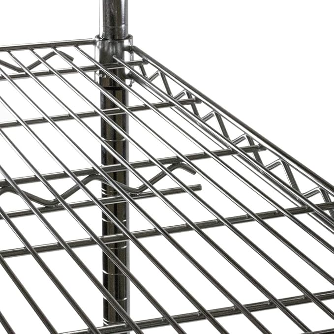 Shelving Inc. 8" d x 48" w Chrome Wire Shelving - Image 6